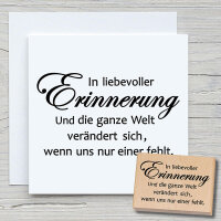 In liebevoller Erinnerung