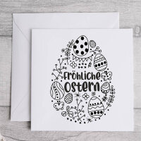 Fröhliche Ostern Ei