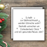 Es heißt zur Weihnachtszeit