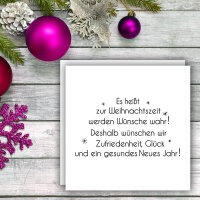 Es heißt zur Weihnachtszeit