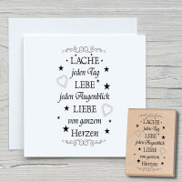 Lache jeden Tag