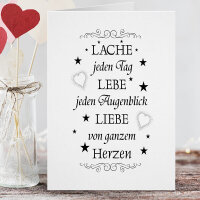 Lache jeden Tag