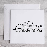Alles Liebe zum Geburtstag