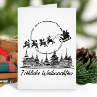 Fröhliche Weihnachten Wald