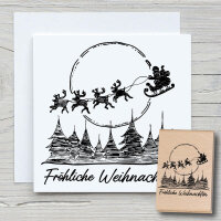 Fröhliche Weihnachten Wald