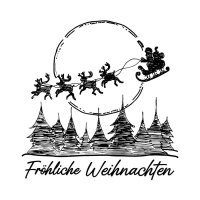 Fröhliche Weihnachten Wald