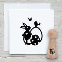 Hase mit Ostereiern Mini