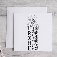 Kerze Schrift