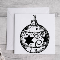 Weihnachtskugel filigran